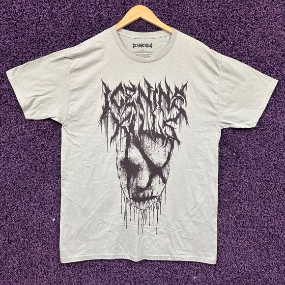Ice Nine Kills Silence Dance Never End Horror Band T-Shirt L - Picture 1 of 4